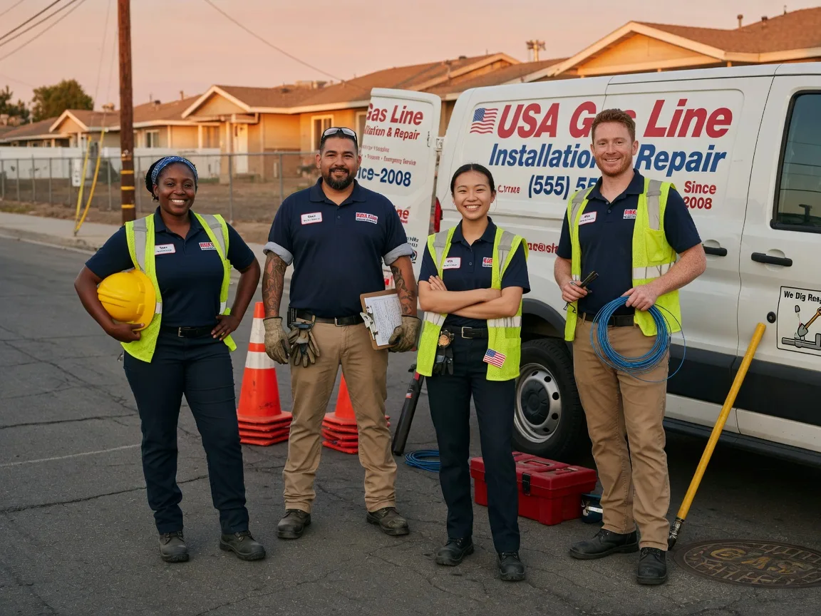 Gas Line Installation company in Camden, IL